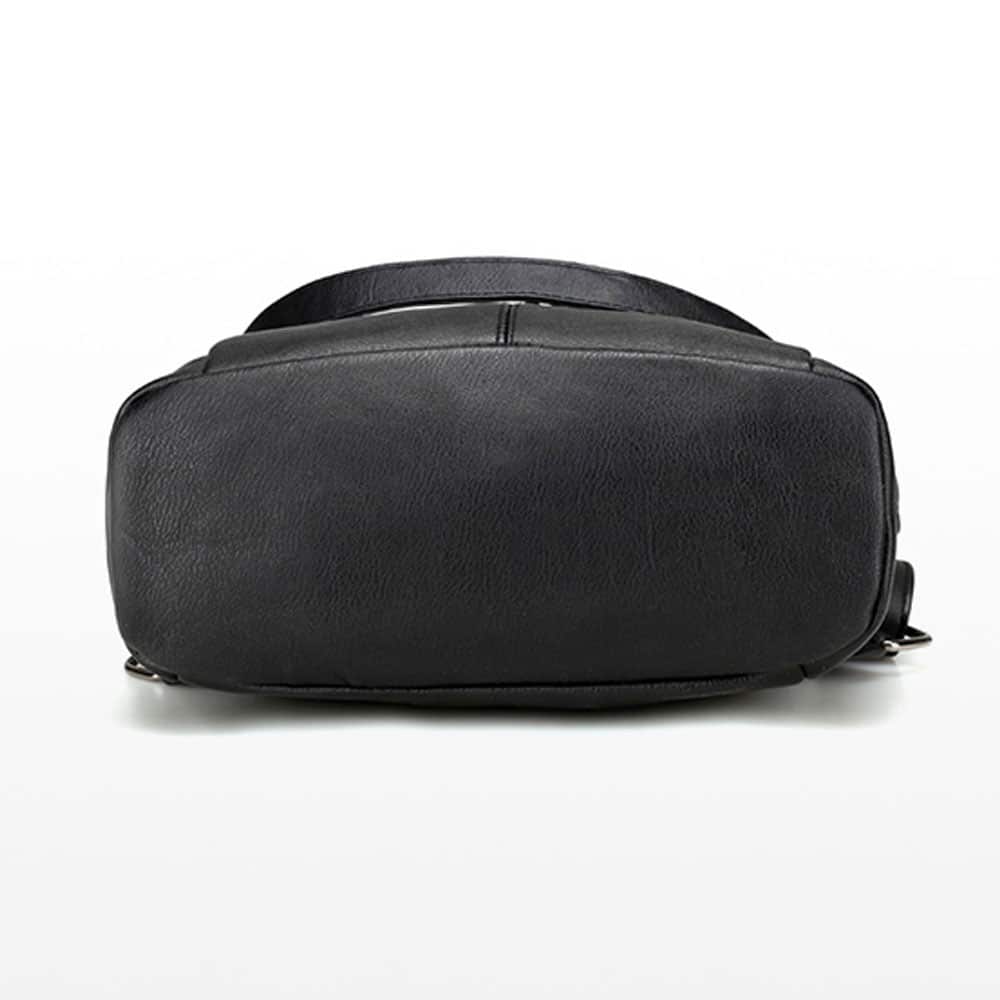 Trendy Multifunctional Solid Color Backpack