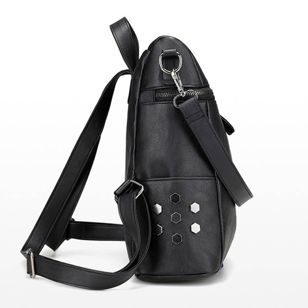 Trendy Multifunctional Solid Color Backpack