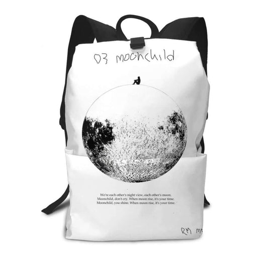 Moon Printed Backpack