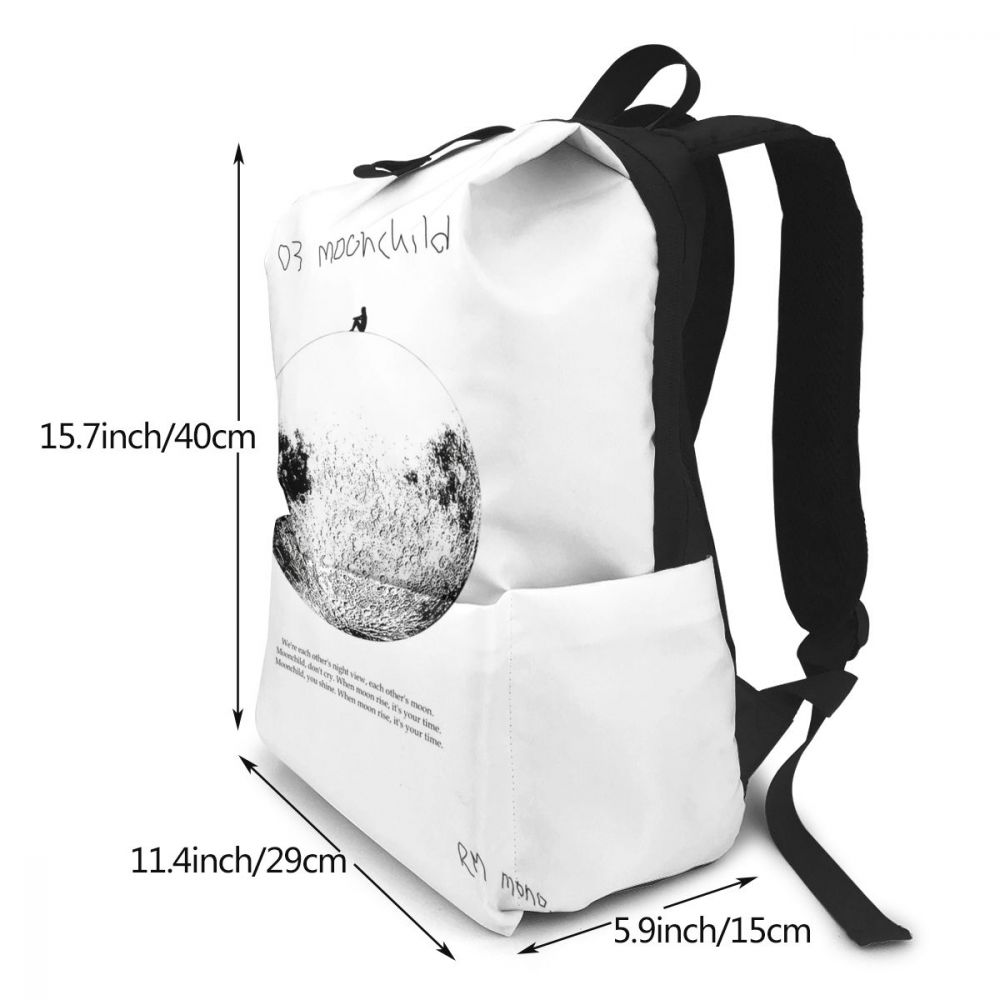 Moon Printed Backpack