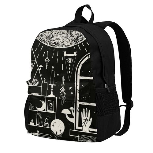 Moon Printed Backpack