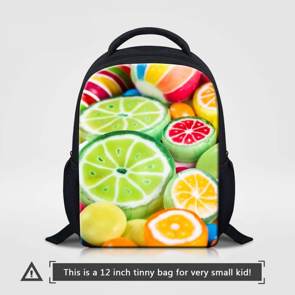 Cute Candy Themed Compact Casual Backpack