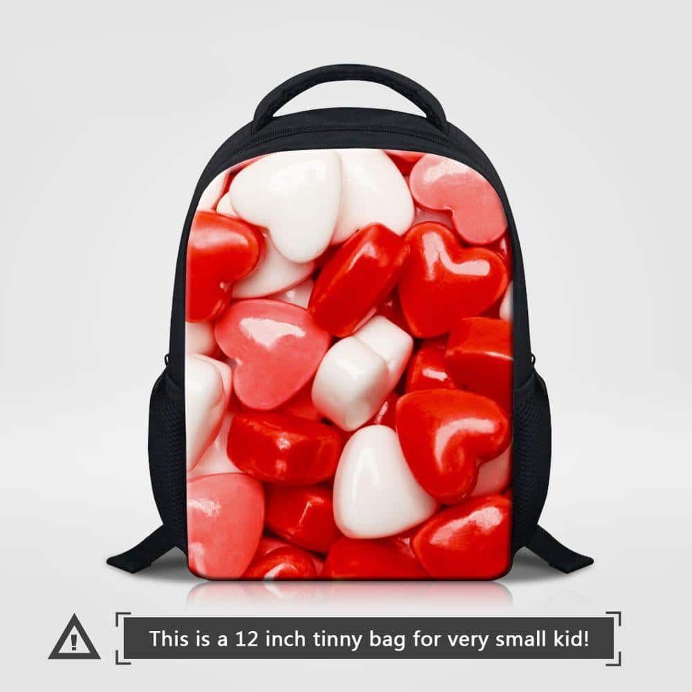Cute Candy Themed Compact Casual Backpack