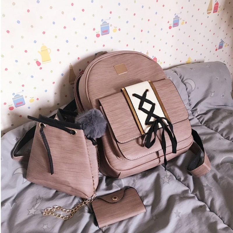 PU Leather Backpack