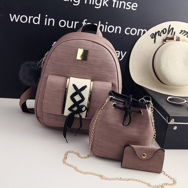 PU Leather Backpack