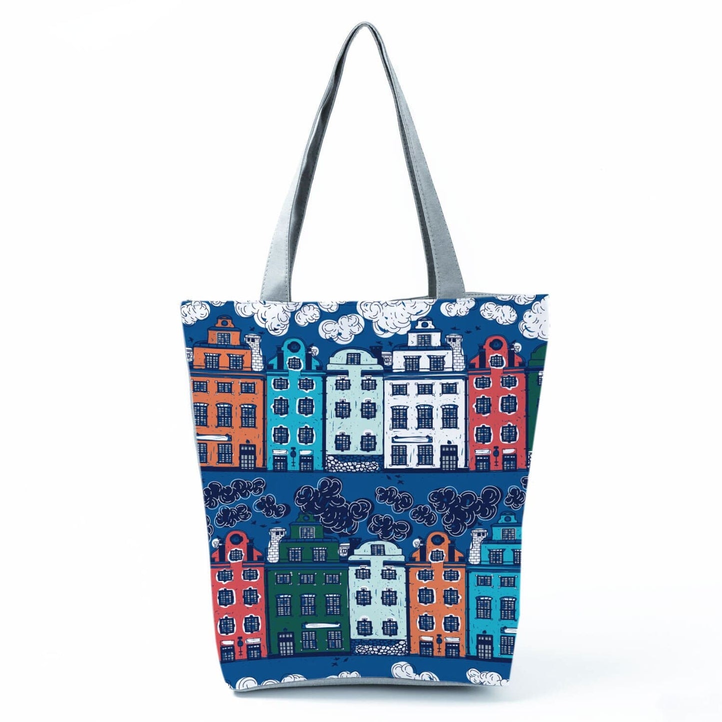 Beach Printed Canvas Handbags