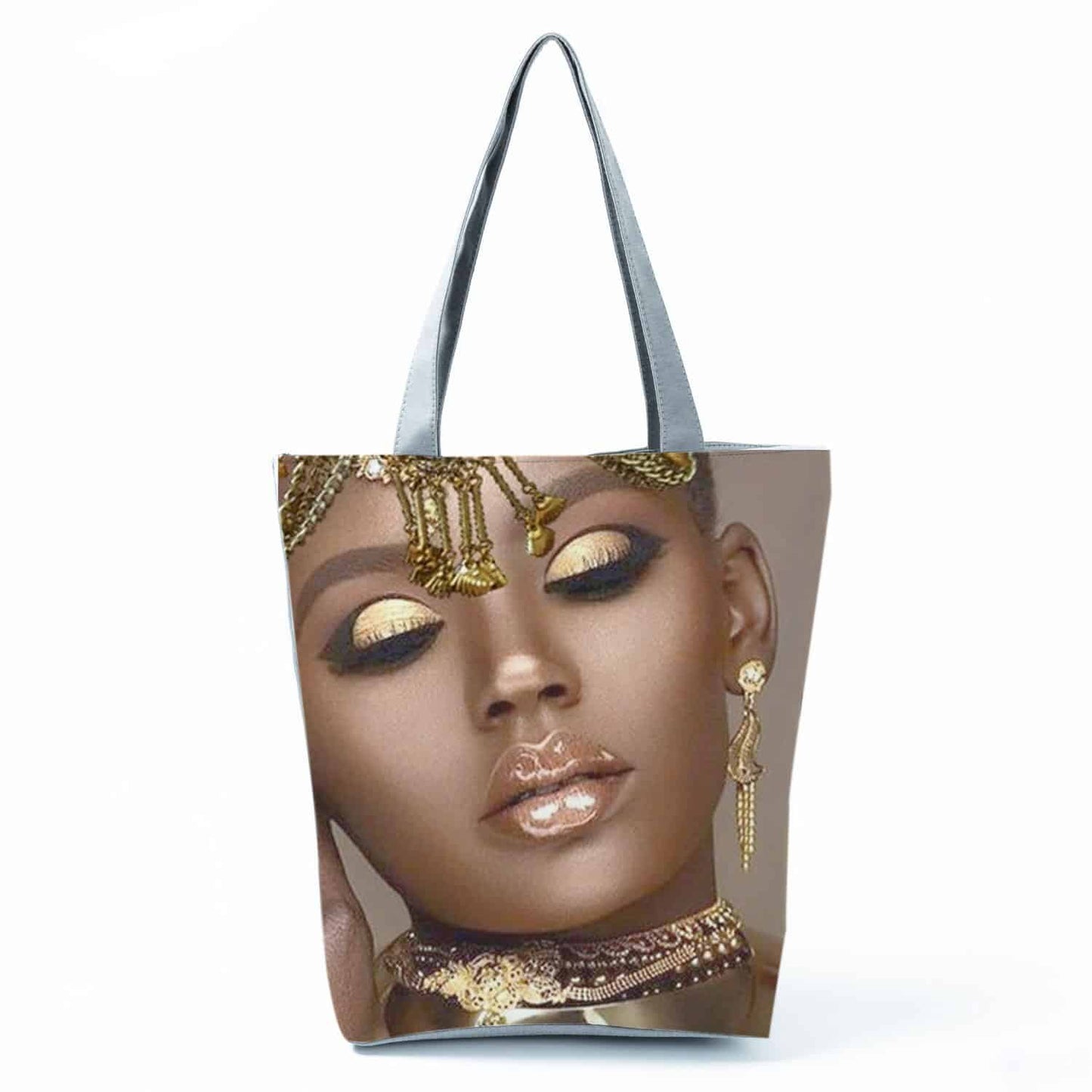 Beach Printed Canvas Handbags