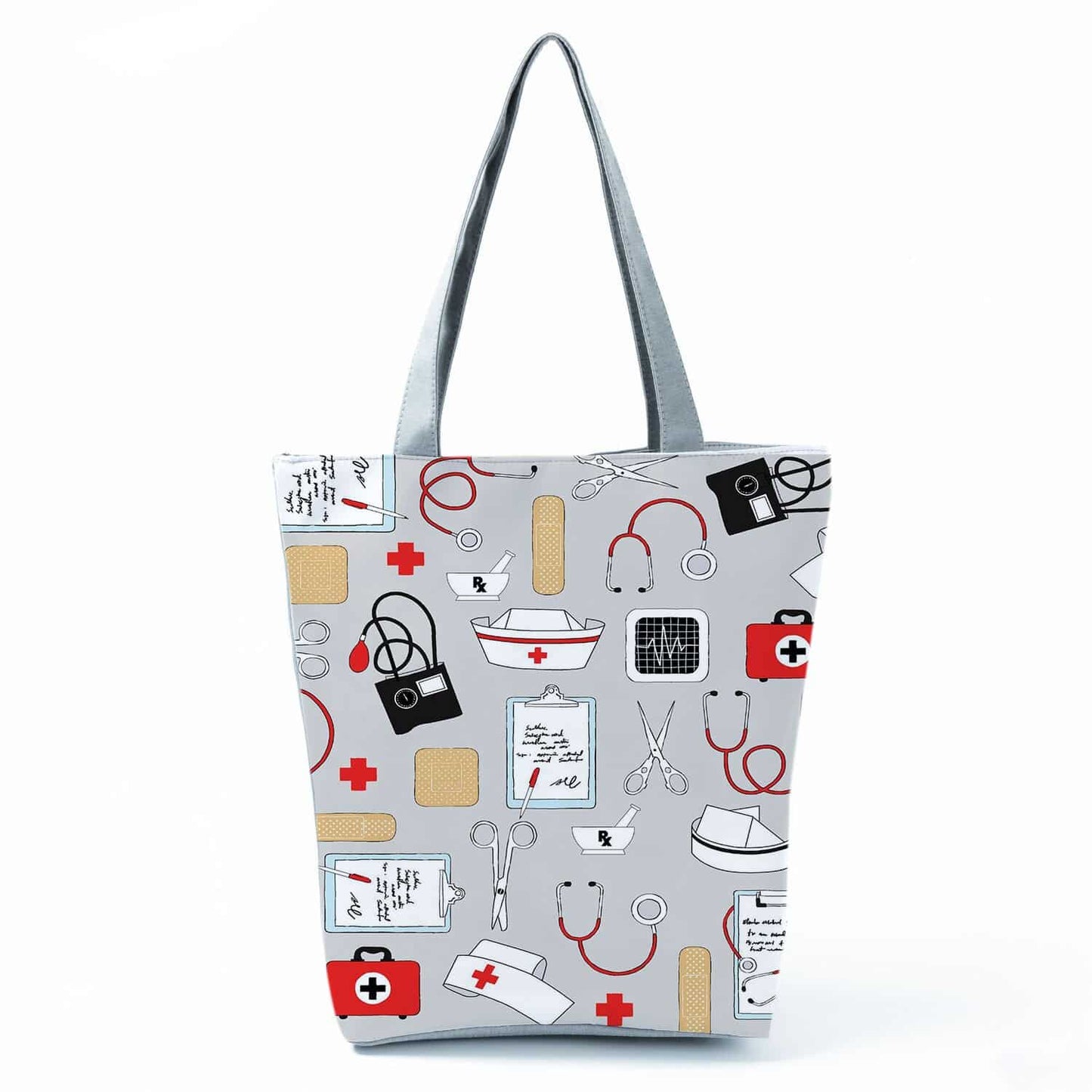 Beach Printed Canvas Handbags