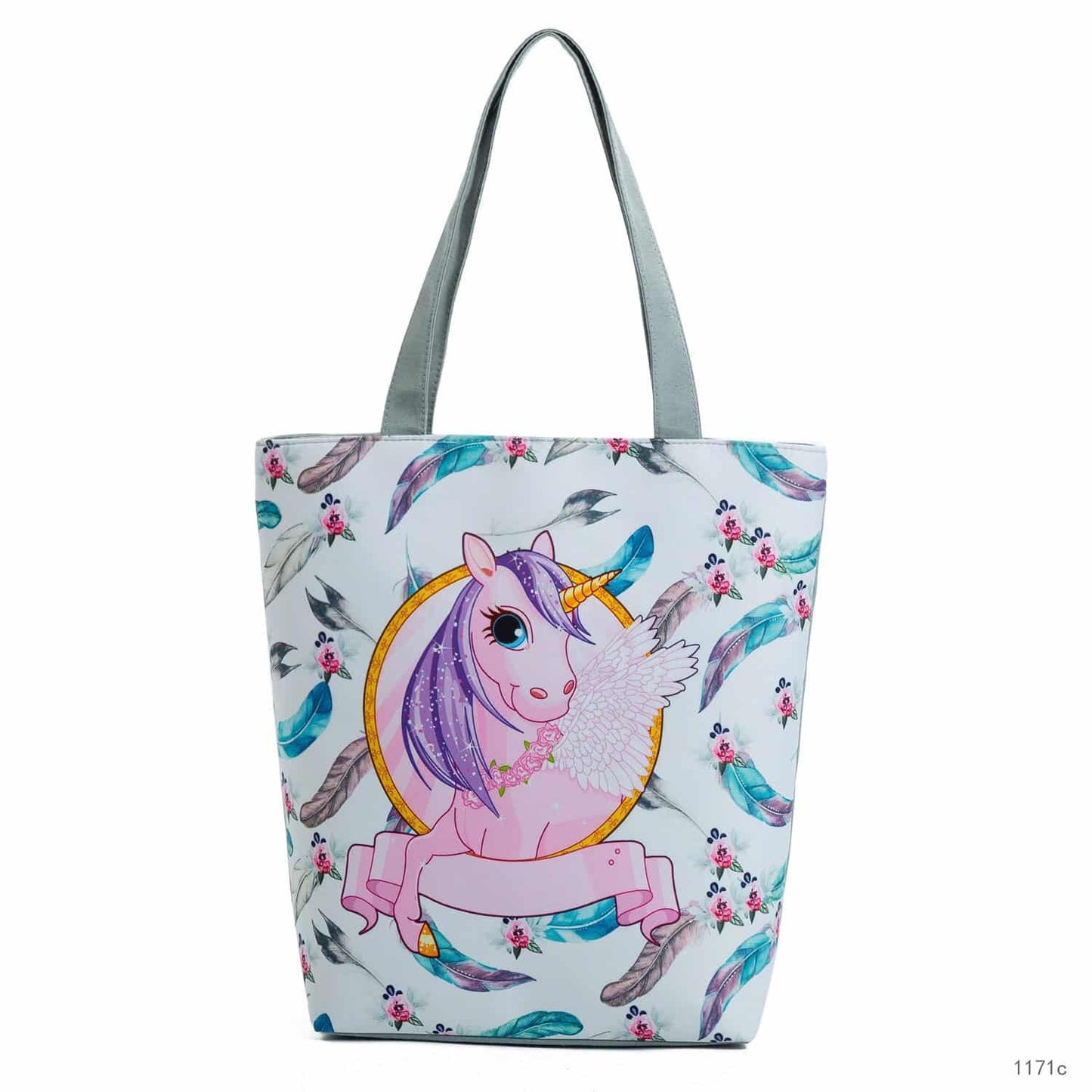 Beach Printed Canvas Handbags
