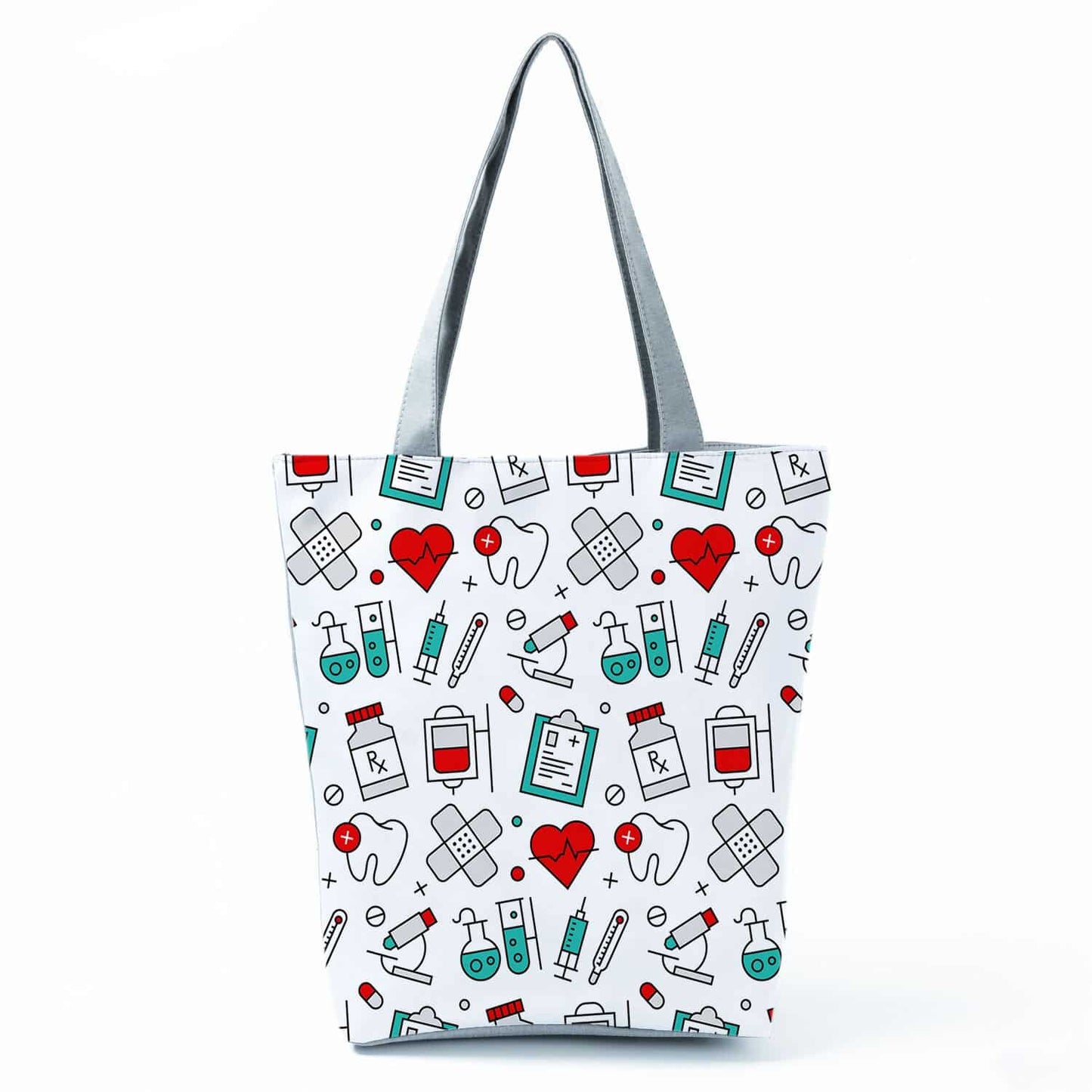Beach Printed Canvas Handbags