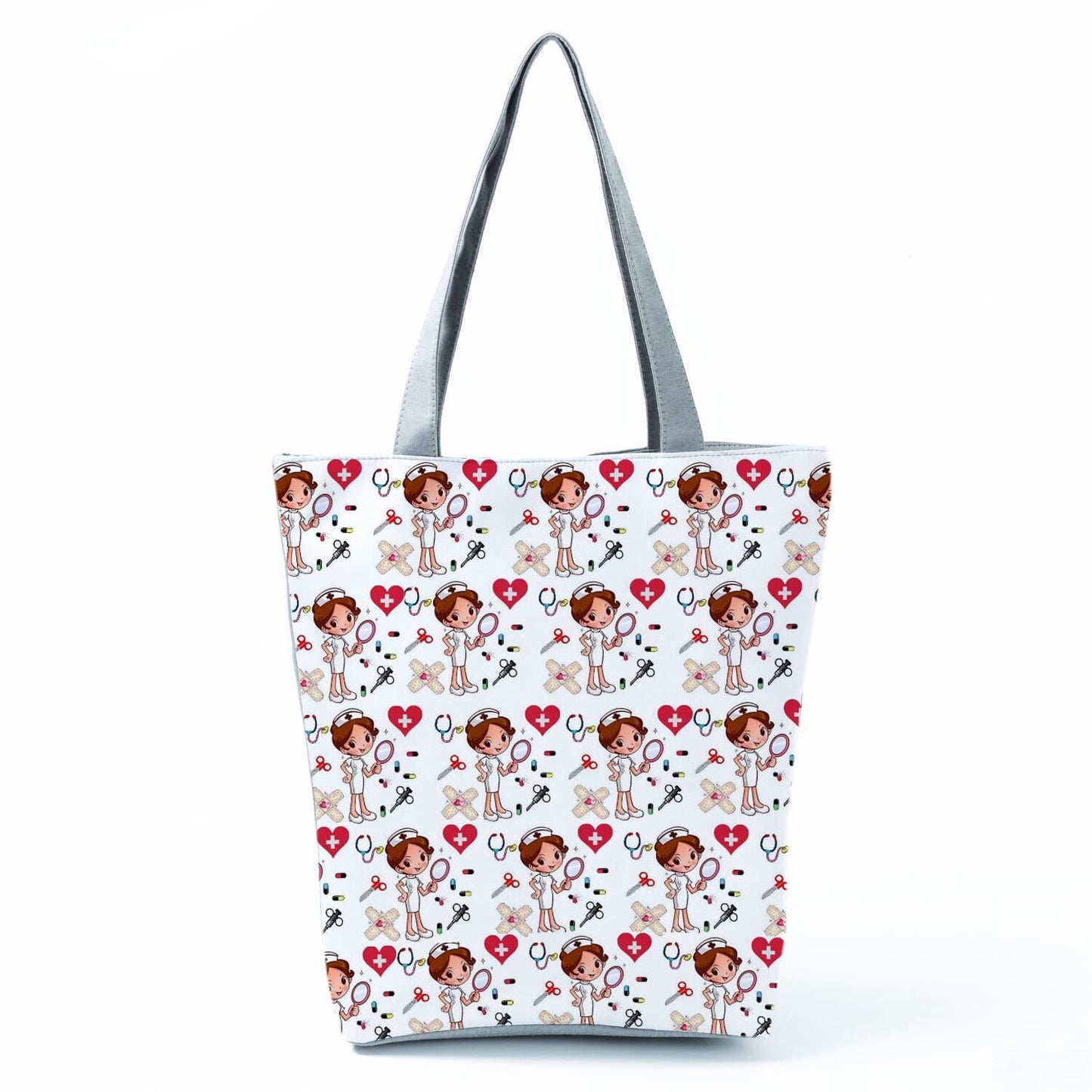 Beach Printed Canvas Handbags