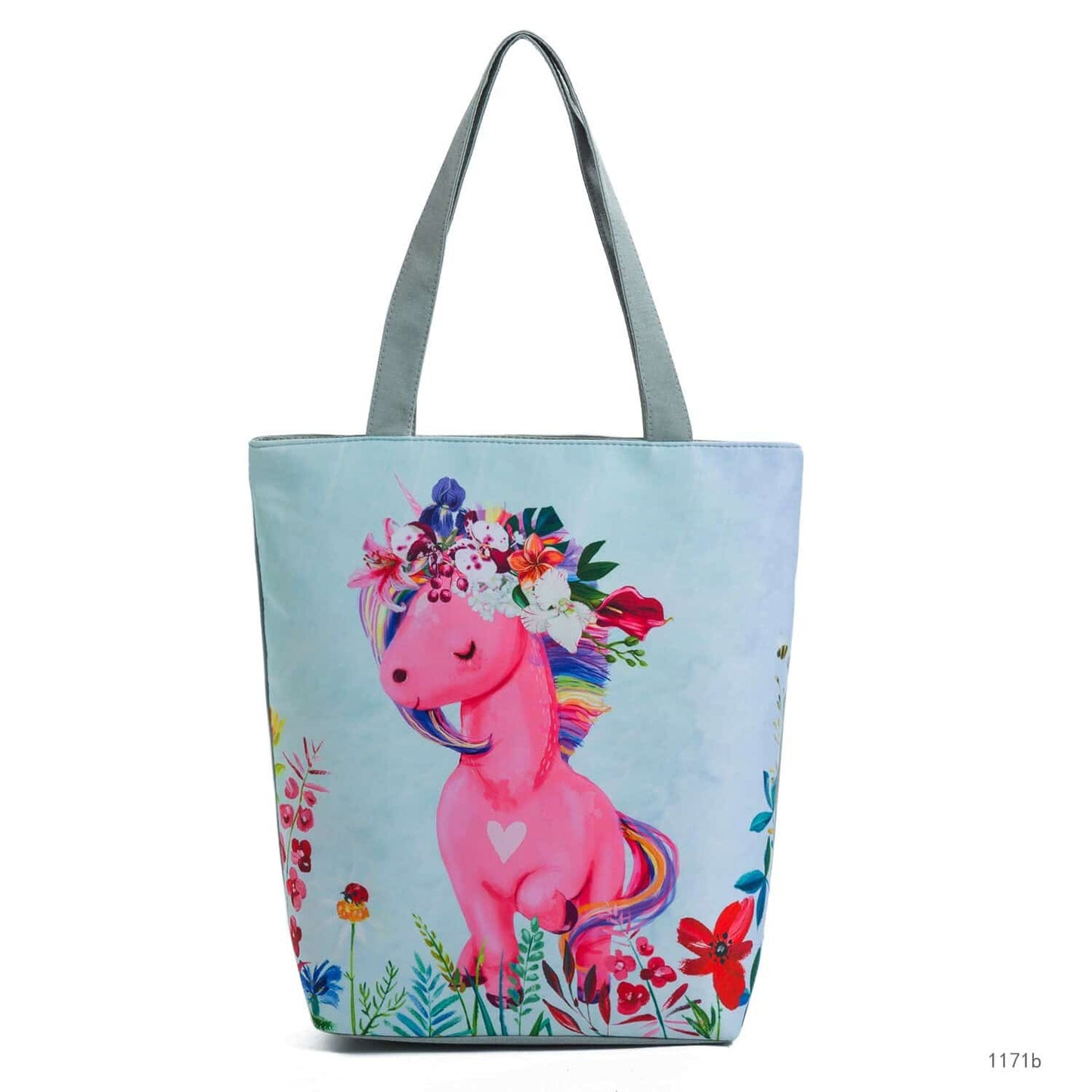 Beach Printed Canvas Handbags