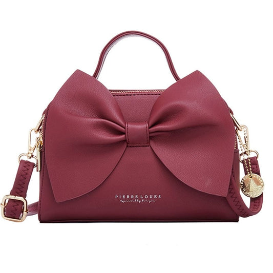 Elegant Shoulder Bag with Bow