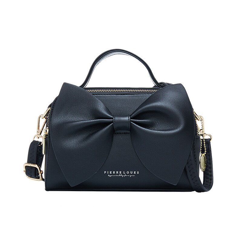 Elegant Shoulder Bag with Bow