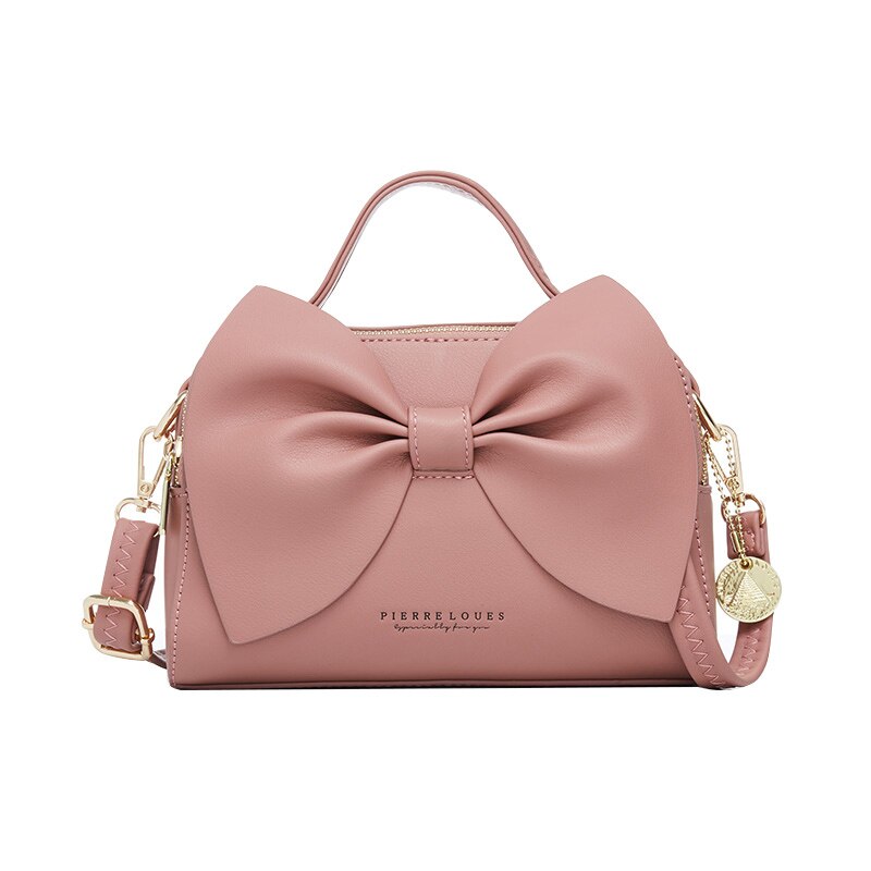 Elegant Shoulder Bag with Bow