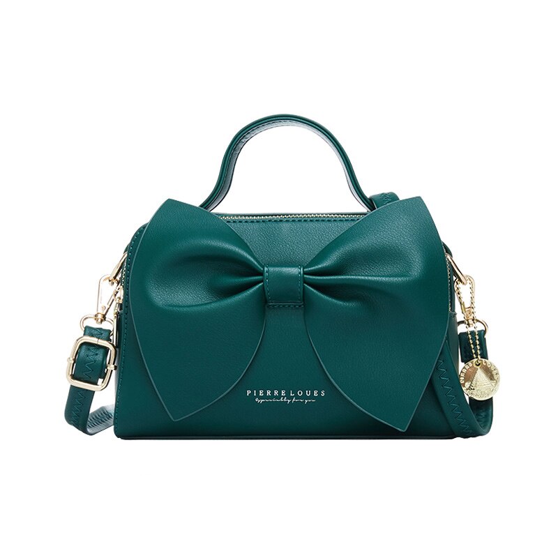 Elegant Shoulder Bag with Bow