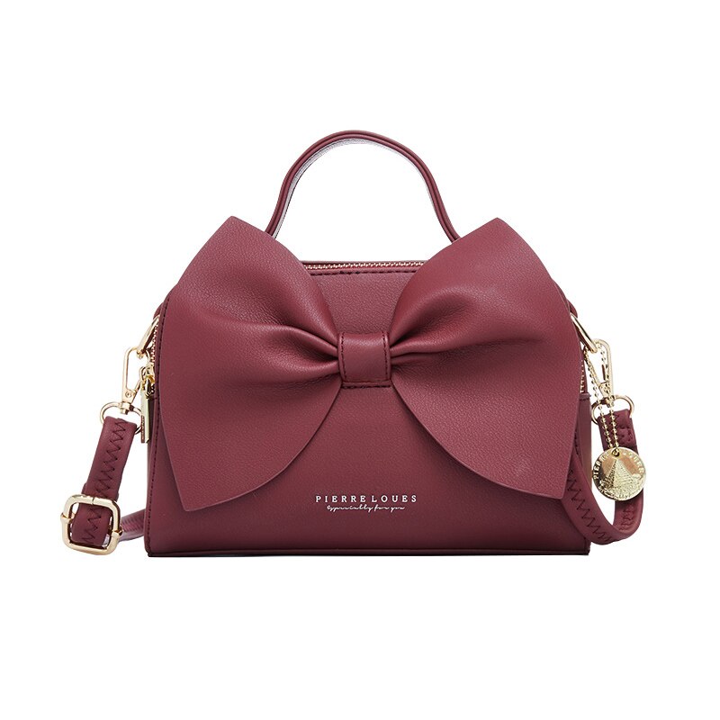 Elegant Shoulder Bag with Bow