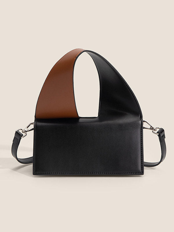 Asymmetric Geometric Split-Joint Handbags Crossbody Bags Bags