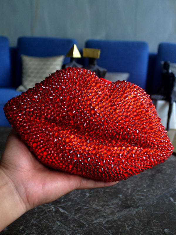 Chains Geometric Rhine Stones Crossbody Bags Bags Accessories