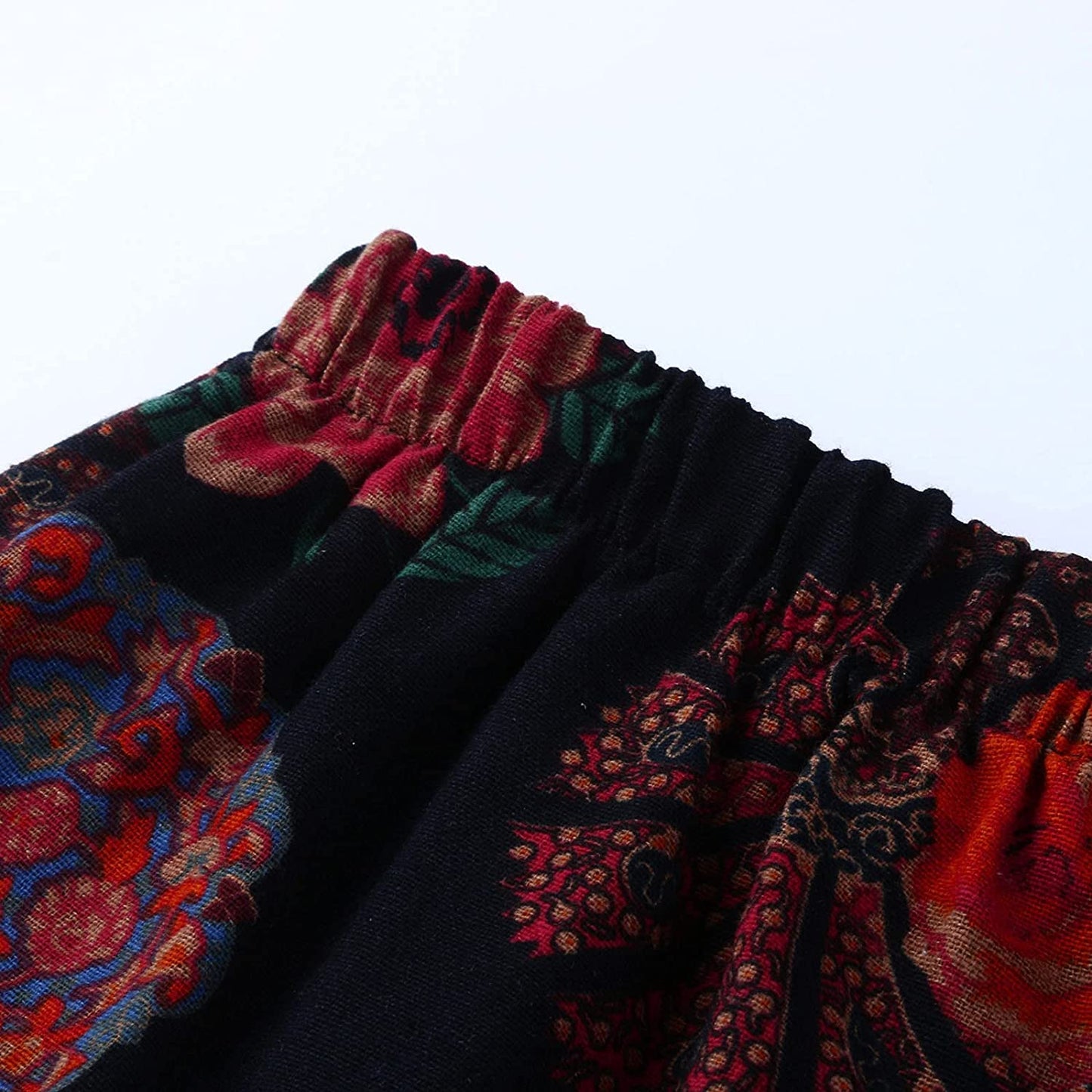 Palazzo Lounge Pants Wide Leg Printed Cropped Bottoms Baggy Trousers Sweatpants