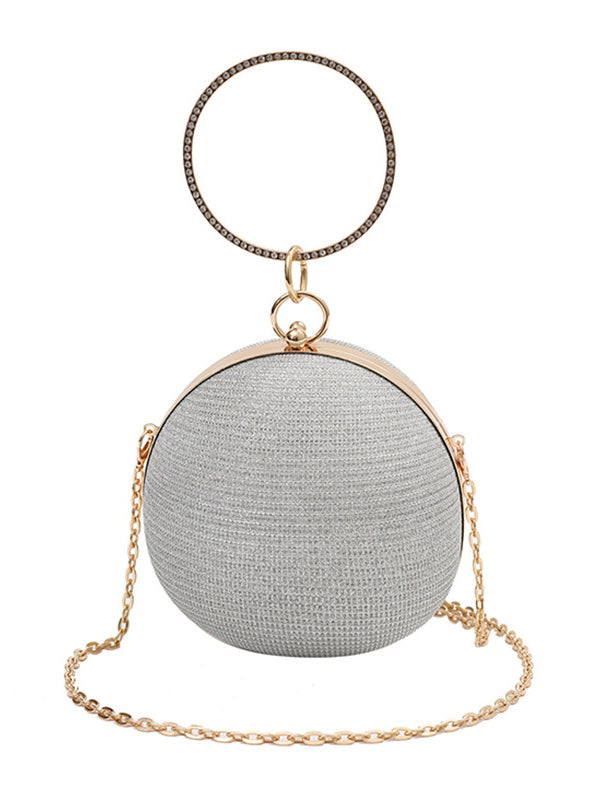 Chains Geometric Shiny Handbags Crossbody Bags Bags