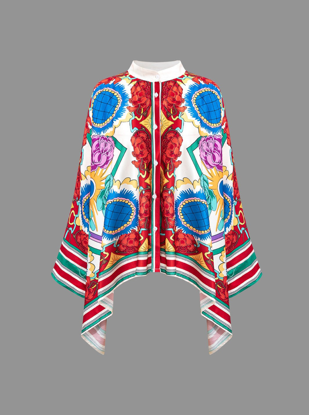 Floral Print Long-Sleeve Shirt