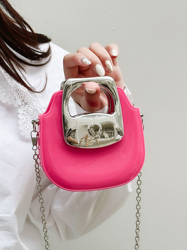 Chains Satchels Crossbody Bags