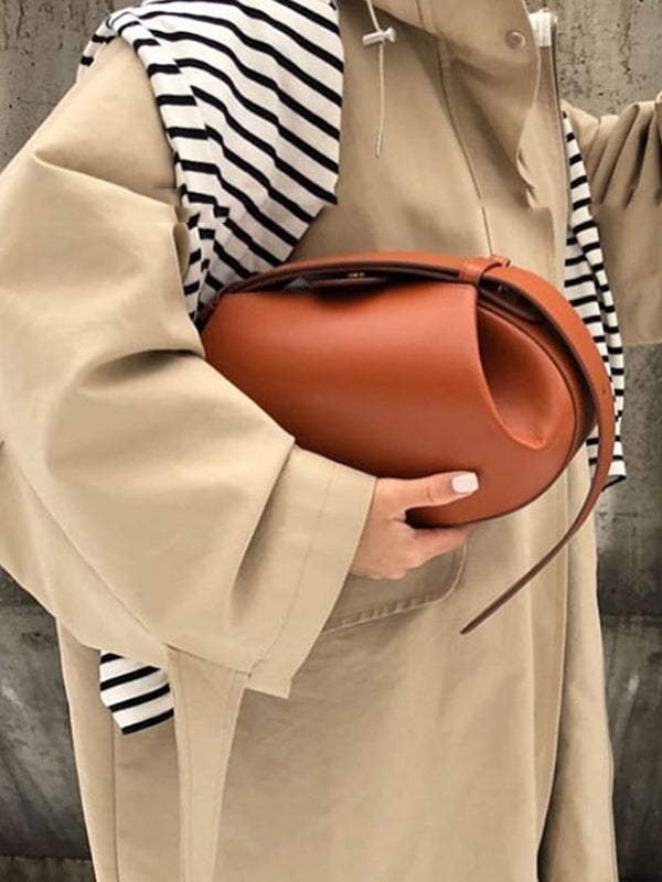 Geometric Pleated Split-Joint Satchels Handbags Crossbody Bags Bags