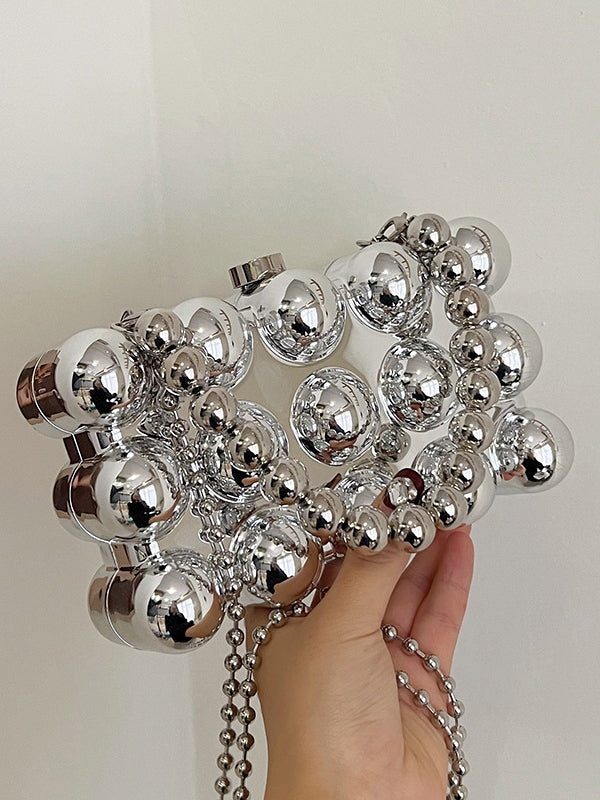 Beaded Geometric Shiny Handbags Crossbody Bags Bags Accessories