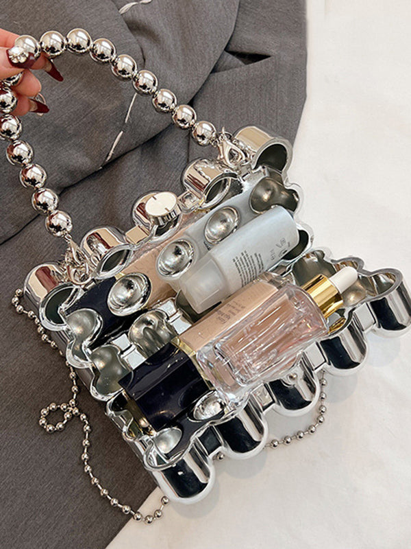 Beaded Geometric Shiny Handbags Crossbody Bags Bags Accessories