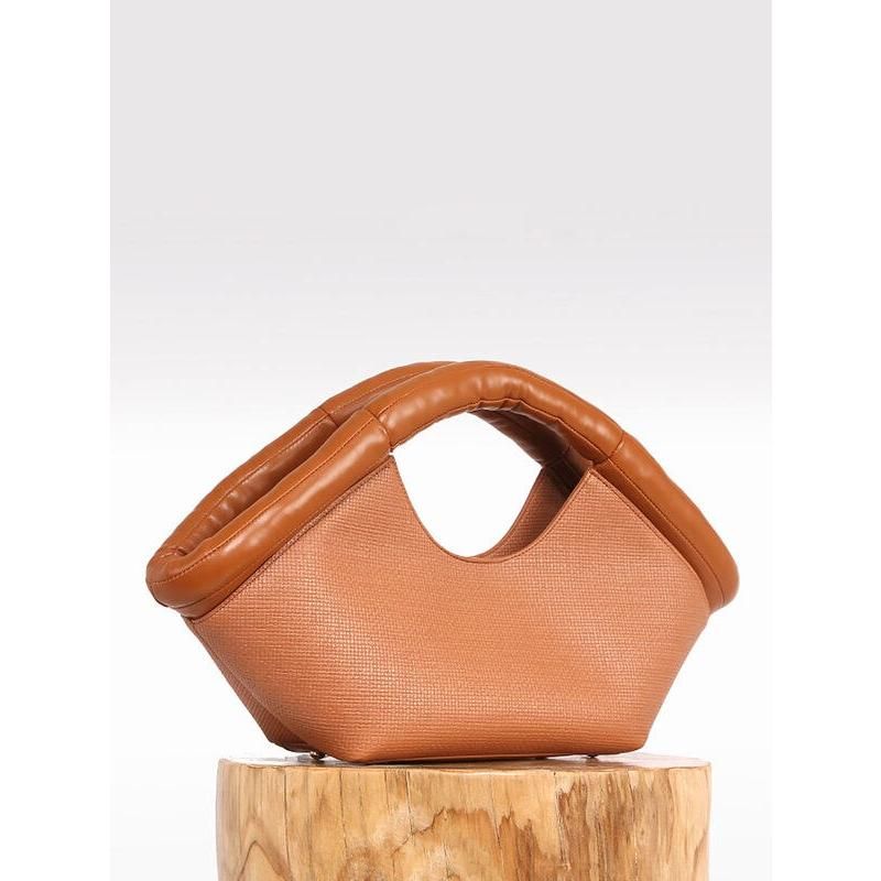 Fashionable Vegan Leather Tote Shoulder Bag