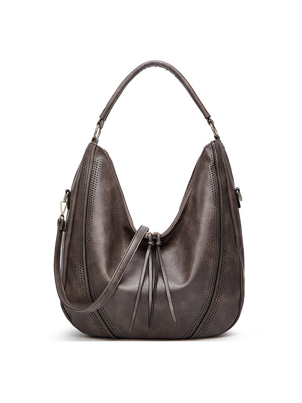 2 Pcs Pockets Zipper Handbags