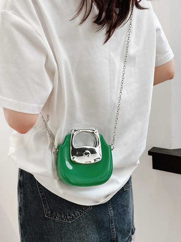 Chains Satchels Crossbody Bags