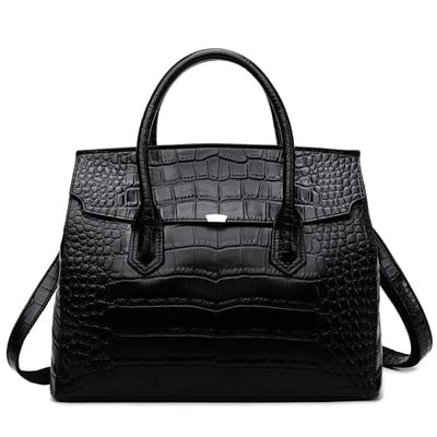 Crocodile Large Shoulder Bag for Women