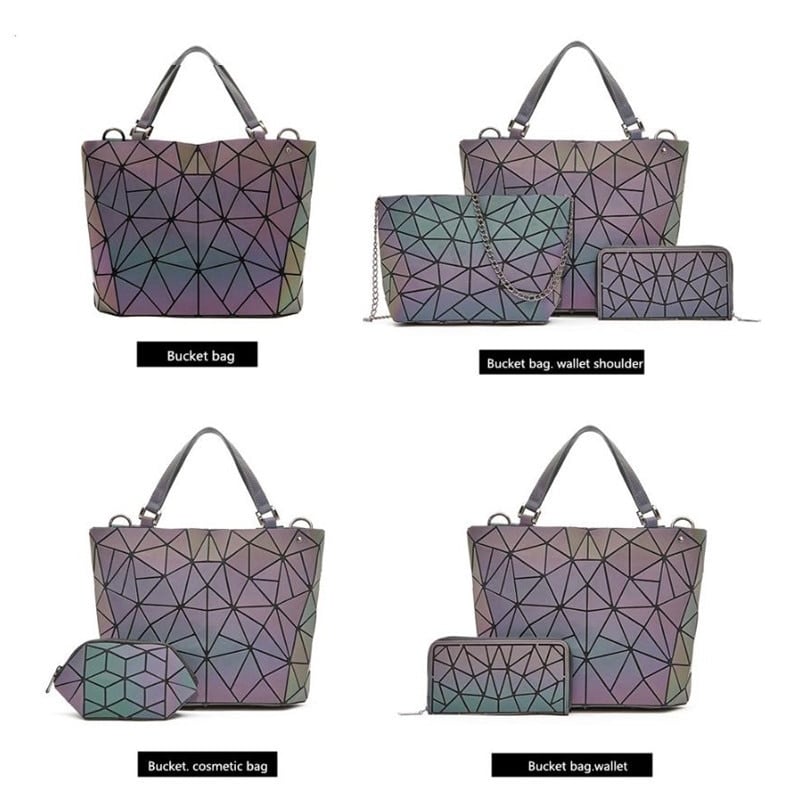 Mosaic Design Tote Bag 2/3 Pcs Set
