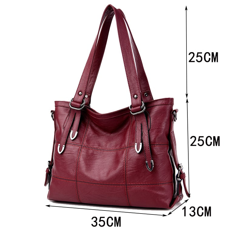 PU Casual Soft Tote Bag