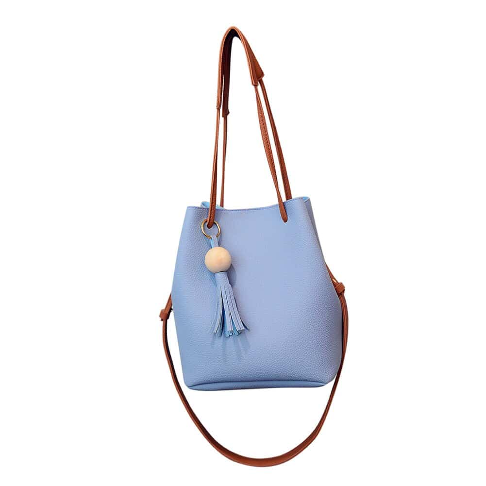 PU Leather Bag with Small Handbag