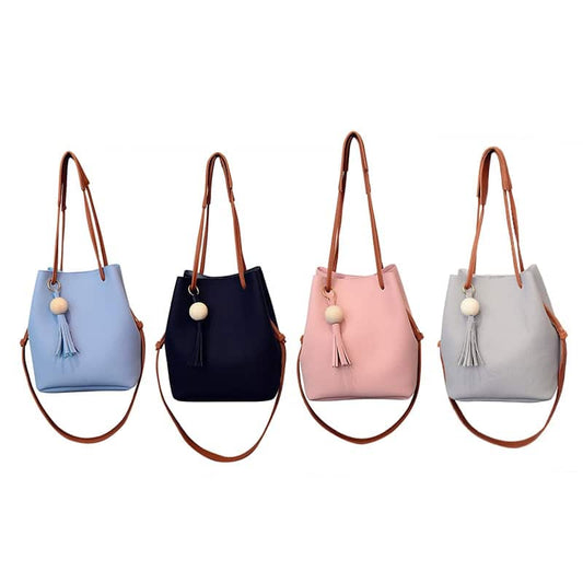 PU Leather Bag with Small Handbag