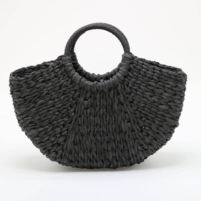 Beach Handmade Style Straw Handbag
