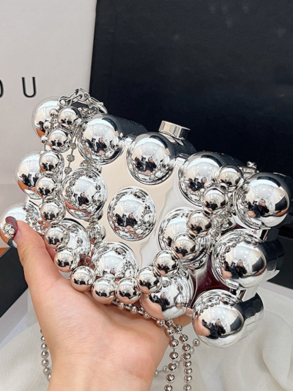 Beaded Geometric Shiny Handbags Crossbody Bags Bags Accessories