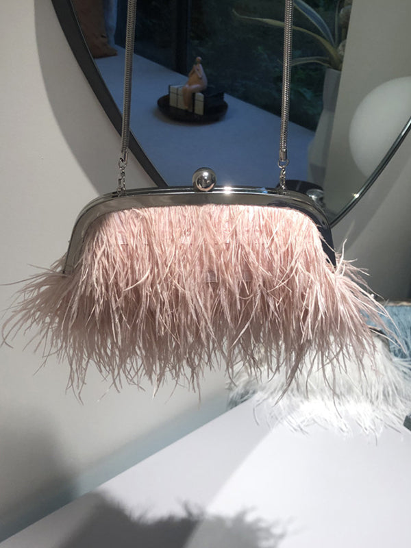 Snake Chain Tasseled Crossbody Bags