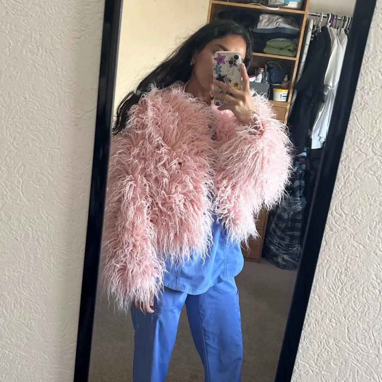 Micaela Shaggy Faux Fur Jackets