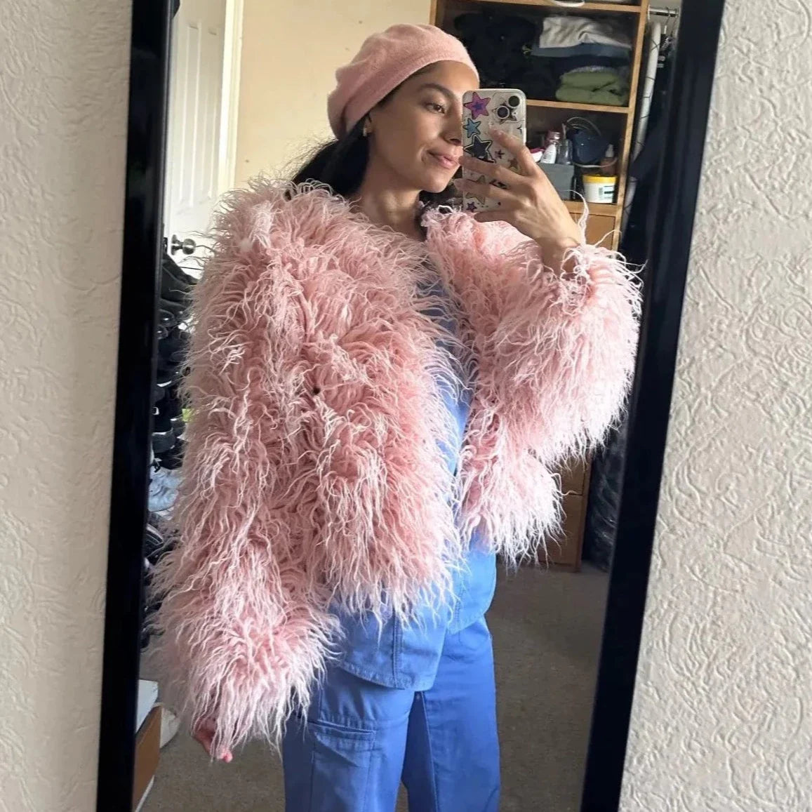 Micaela Shaggy Faux Fur Jackets