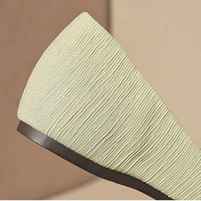 Wylla Crystal Buckle Flats