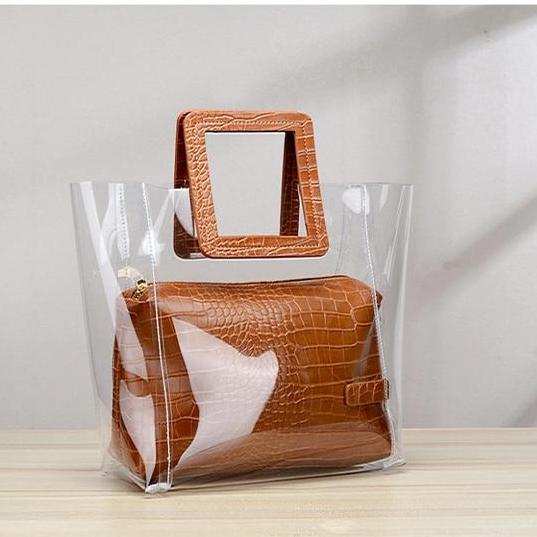 Addison Clear PVC Tote Bags - 4 Colors