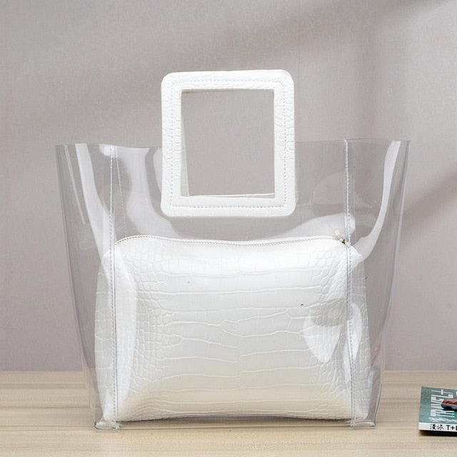 Addison Clear PVC Tote Bags - 4 Colors