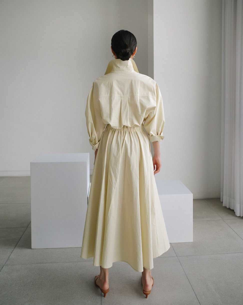 Adeline Retro Flare Maxi Shirtdress - 2 Colors