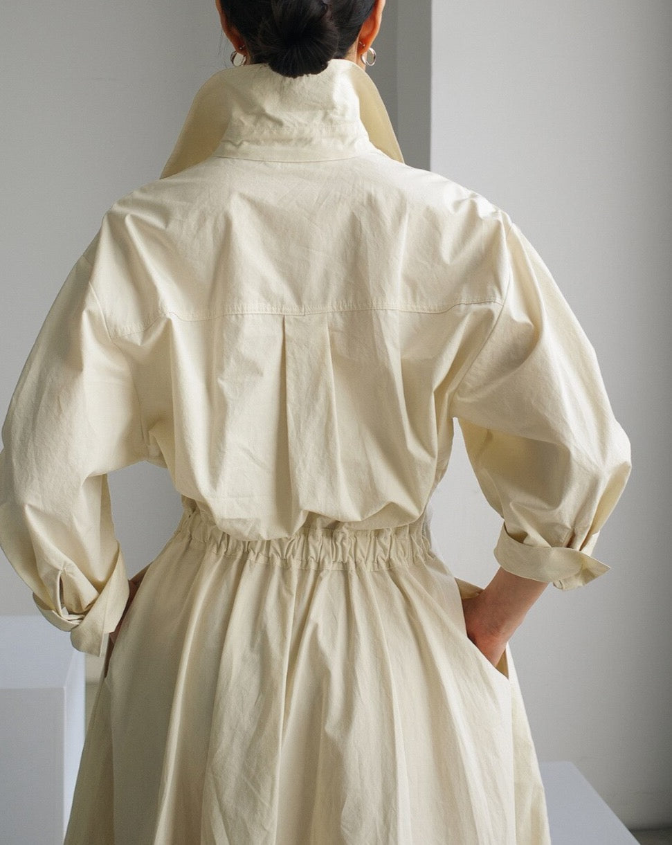 Adeline Retro Flare Maxi Shirtdress - 2 Colors