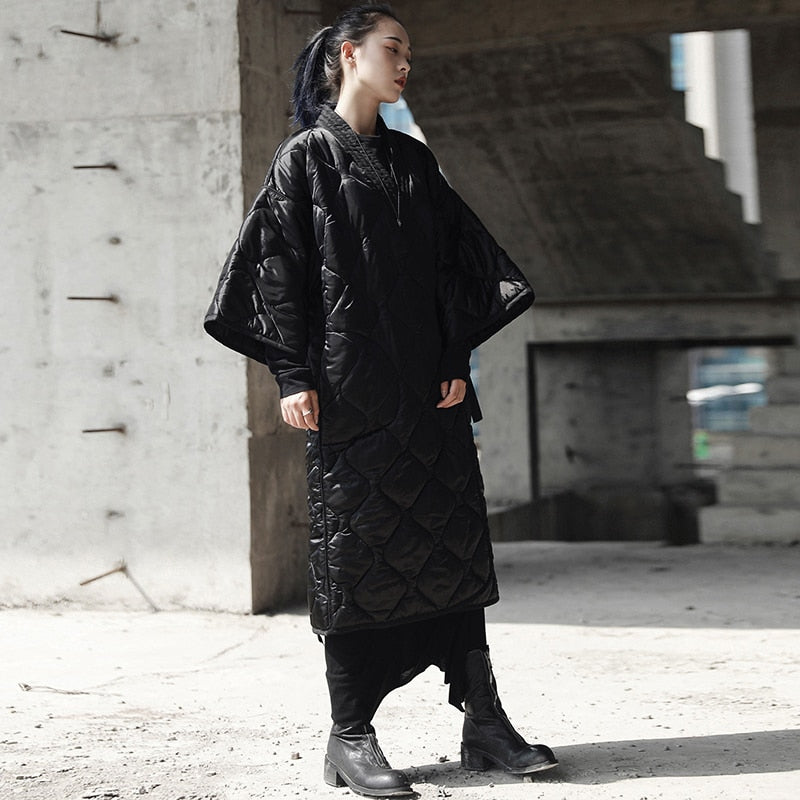 Aiko Japanese Style Quilted Blanket Coat