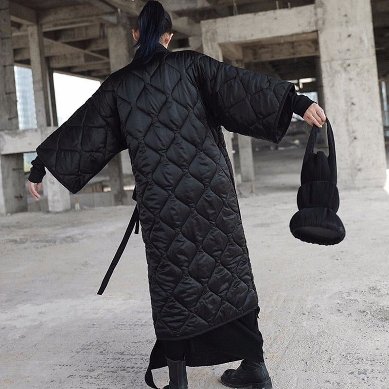 Aiko Japanese Style Quilted Blanket Coat